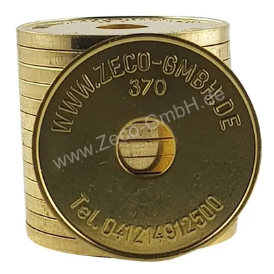 Produktbild von 50 x Waschmarke WM2, kompatibel mit Miele Waschmünze 1699370 - Wertmarke für Münzgerät