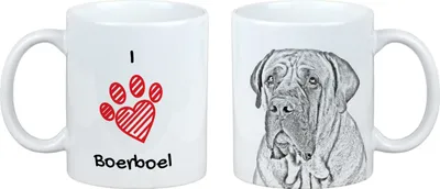 Immagine prodotto di Boerboel - Tazza con cane, adorabile tazza con grafica, regalo con la tua foto del marchio Art-Dog