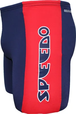 Produktbild von Speedo Aqualane Splice Jammer Jungen Badehose dunkelblau/rot Gr. 152
