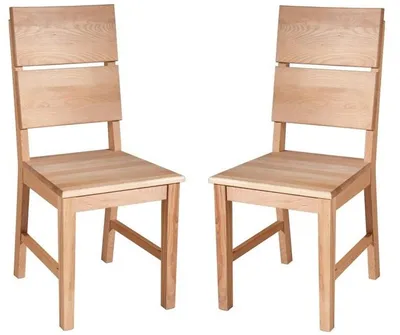 Produktbild von Esszimmerstuhl 2er-Set "Mike" Kernbuche geölt