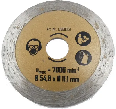 Produktbild von MATRIX Sägeblatt | Diamantsägeblatt | 53mm | 10mm | für Mini Handkreissäge Kreissäge MCS 400 PW