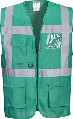 Produktbild von Portwest F476 Iona Exekutiv Weste Bottle Green Gr. XL