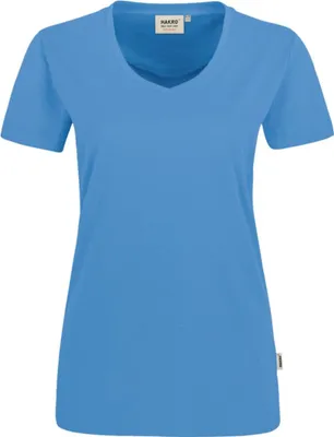 Produktbild von Women-V-T-Shirt Performance - Malibu-Blue - Größe 3Xl