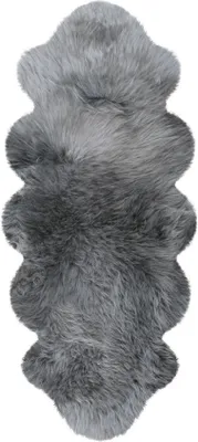 Produktbild von Heitmann Felle Australisches Premium Doppel-Lammfell Farbe Grau, Größe ca. 175 x 63 cm 182GR