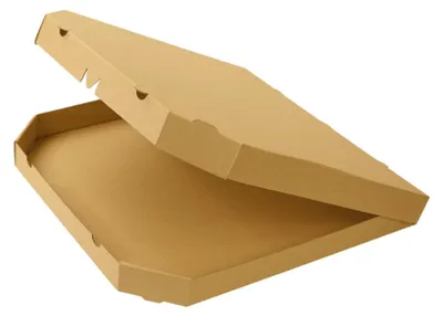 Produktbild von KAPAK 100er Pizzakarton Braun 26x26x4 cm für Gastronomie