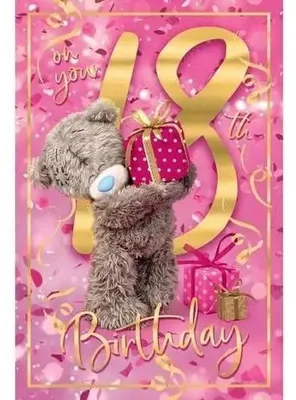 Obrázok produktu pre Karnet holograficzny 3D On Your 18th Birthday