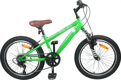 Image de VTT 24 pouces à 6 vitesses pour les 8-12 ans, vert