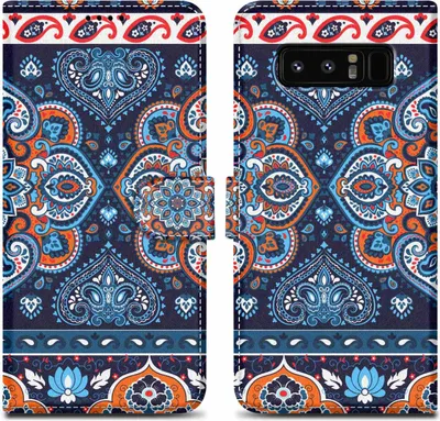 Obrázok produktu pre Cadorabo Ochranné puzdro pre Samsung Galaxy NOTE 8 Puzdro Design Blue Mobile Case Cover Puzdro s magnetickým krytom