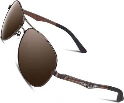 Produktbild von CGID Sonnenbrille Herren Pilotenbrille Polarisiert Ultraleicht AL-MG UV400 CAT3 Outdoor