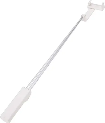Produktbild von Ausziehbarer tragbarer Selfie-Stick mit kabelloser Fernbedienung Kompakter Selfie-Stick für Smartphones Kompatibel mit Smartphones von 4 bis 7 Zoll für Vlog-Videoaufnahmen und Streaming Weiß