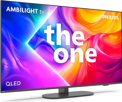 Produktbild von Philips The One Ambilight QLED 43" 43PUS9010 UltraHD 4K Dolby Vision Dolby Atmos Titan OS