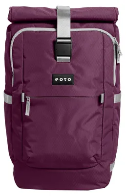 Produktbild von eoto Laptoprucksack Rucksack mit Laptopfach Tall41 Rolltop Backpack 41L Wine Red beere