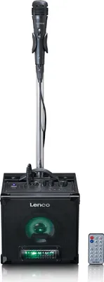 Produktbild von Lenco BTC-070BK - Bluetooth® 5.0-Lautsprecher mit LED-Lichtanimation