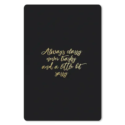 Produktbild von MuchoWow® Mauspad Mousepad Zitate - Gold - Briefe 18x27 cm - Mousepads - Maus Mat - Pad - Mausunterlage