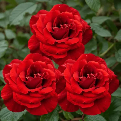 Image de Kletterrose Sympathy - 2 plants - Plante vivace, résistante au froid - Vraie rose d'origine hollandaise - Idéale pour les treillis, les arches et les pergolas (sans graines, non artificielle)