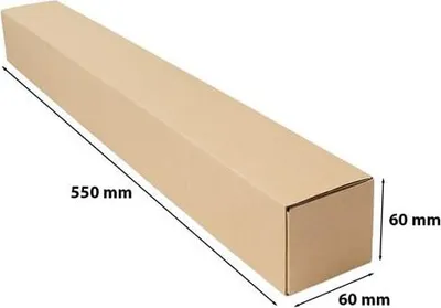 Zdjęcie produktu dla Karton Wykrojnikowy Pudełko Kartonowe Kartonik 550x60x60mm B2