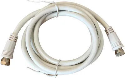 Produktbild von SAT Antennenkabel 2x F-Stecker, weiss, 1,5 m, F-Anschlusskabel