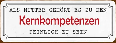 Produktbild von vianmo Holzschild 10x27 cm als Mutter gehört es zu den Familie Freunde