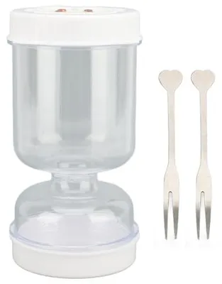 Gurken-Einmachglas, Sanduhrform, 125 ml, BPA-frei, spülmaschinenfest
