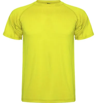 Image de Roly Sport - T-shirt « Montecarlo » pour enfants LT3021 (152) (jaune fluo)
