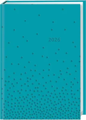 Produktbild von Kalenderbuch A6 blau 2026