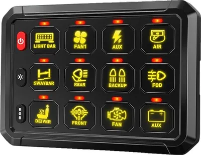 Immagine prodotto di Pannello di controllo, installazione multiposizione, controllo personalizzabile, RGB a 12 marce