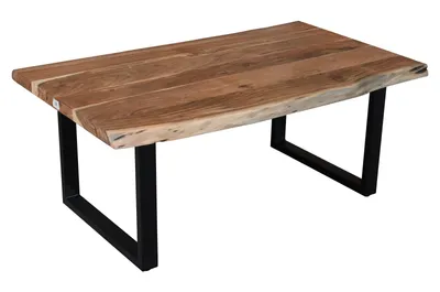 Produktbild von Couchtisch >Coffetable< in Akazie / schwarz - 110x45x65 (BxHxT)
