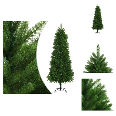 Image de vidaXL Sapin de Noël artificiel Aiguilles naturelles 240 cm Vert - Sapins de Noël