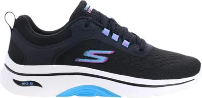 Produktbild von SKECHERS GO WALK ARCH Damen Sportschuhe 125314-BKMT - schwarz r. 38