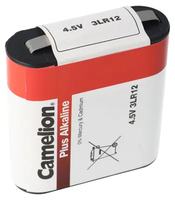 Zdjęcie produktu dla Camelion 3LR12-BP1, Jednorazowa bateria, 4.5V, Alkaliczny, 4,5 V, 1 szt., 84 x 23 x 114 mm