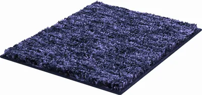 Produktbild von Grund Badteppich MIRAGE - 100% Polyester POWERSOFT, Farbe:Blau, Größe:50x60 cm