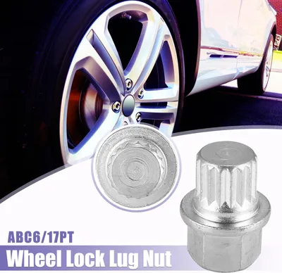 Image de Écrou De Roue Antivol Pour Voiture, Clé De Retrait Pour Vw Et Pour Audi 6/17PT