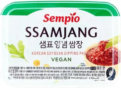 Immagine prodotto di Sempio | Pasta di soia Ssamjang - Piccante - 170 g - Cucina coreana - Salsa