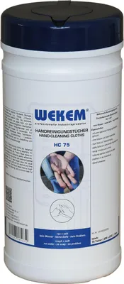 Produktbild von Wekem HC-75 Handreinigungstücher mit 75 Tüchern