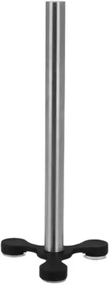 Produktbild von PolkaHome® Papierrollenhalter mit Saugnapf – Edelstahl Küchenrollenhalter für Arbeitsplatte oder Wand, ohne Bohren, Silber/Schwarz