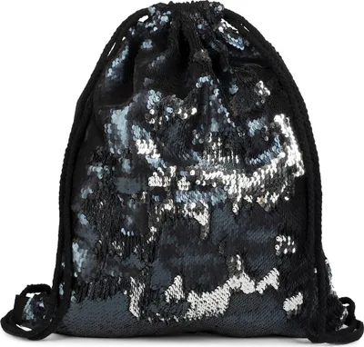 Produktbild von styleBREAKER Turnbeutel Hipster mit Pailletten, Rucksack, Sportbeutel, Beutel, Uni 02012210