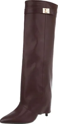 Produktbild von Ital-Design Damen Stiefel Lederoptik High-Heel Stiefel 90417809 Weinrot Gr. 38