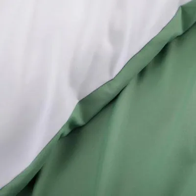 Immagine prodotto di Lenzuolo reversibile 155 x 220 cm, 2 pezzi, verdee bianco