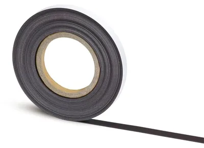 Image de Ruban magnétique MAUL PET 1 pièce 40 g/cm² magnétique autocollant inscriptible 10 m x 3,5 cm x 1 mm marron