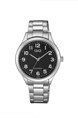 Produktbild von Q&Q Herrenuhr mit Edelstahlarmband, 3 bar