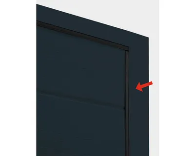 Produktbild von Zargenverkleidung RAL 7016 für ARON Basic Garagensektionaltor 2125 mm