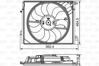 Image de Ventilateur De Radiateur Renault Megane Iv 16-, Talisman 15-