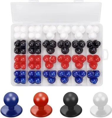 Produktbild von Kochschlauchverbinder runde Knöpfe Nylon 4 Farben