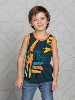 Produktbild von Jungen Tanktop Paradise - Navy - 104