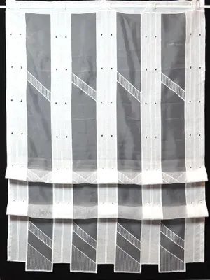 Produktbild von Fertigstore Raffrollo für Scheibengardinenstab BxH 70x100cm