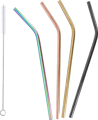 Image de ALPINA Paille, acier inoxydable, set de 5, 21 cm