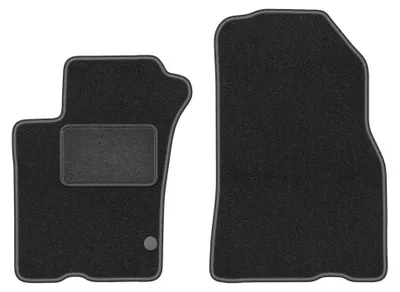 Imagen del producto de Alfombrillas delanteras de moqueta para Mercedes ML W163 1998-2005 (SUV) – 2 piezas, gris grafito, a medida – Wielganizator LUX