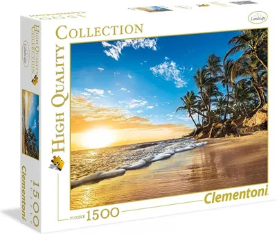 Produktbild von Clementoni 31681 - 1500 T High Quality Collection - Tropischer Sonnenaufgang