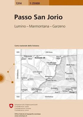 Produktbild von Swisstopo 1 : 25 000 Passo San Jorio