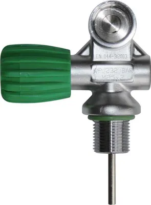 Produktbild von Oms Din Mono Eu Nitrox M26/2 230 Bar Ventil Grün,Silber  Grün,Silber One Size